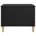 vidaXL Nočný stolík Čierny dub 60 x 44,5 x 45 cm Kompozitné drevo