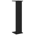 vidaXL Stojan na rastliny Čierny dub 25 x 25,5 x 100,5 cm