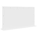 vidaXL Toaletné zrkadlo Biela 100 x 55 x 18 cm Obdĺžnikový