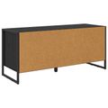 vidaXL Skriňa na topánky 100 x 35 x 44 cm Kompozitné drevo Čierny dub
