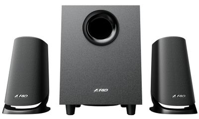 FENDA F&D repro F205BT/ 2.1/ 31W/ černé/ BT5.4/ USB přehrávání Reprosoustava 2.1, 31 W RMS, Bluetooth 5.4, AUX, USB, drevená konstrukce, 4" woofer, nastavitelný bas a výšky