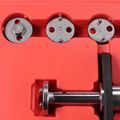 Pneumatický sťahovák brzdových piestov MECHANIC BRAKE SET PNEU 16, sada 16ks SIXTOL