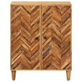 vidaXL Úložné skrine Hnedá 60 x 33,5 x 75 cm Masívne mango drevo