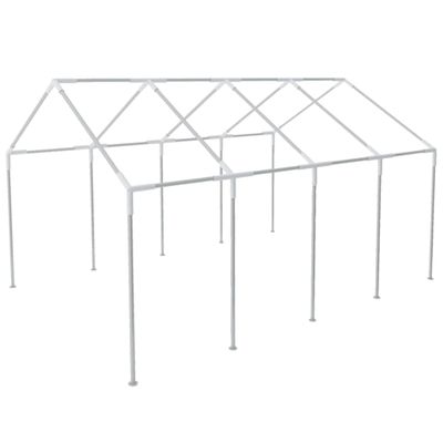 vidaXL Rám na záhradný stan 8x4 m, oceľ