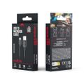 Maxlife kábel USB - microUSB 1,0 m 2A čierny