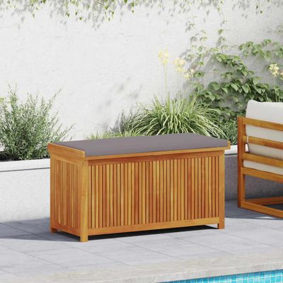 vidaXL Vonkajší box na vankúše 113x50x60,5 cm akáciový masív