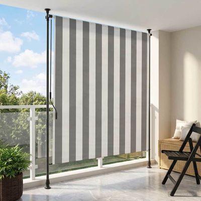 vidaXL Vonkajšia roleta Antracitová a biela 200 x 270 cm