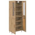 vidaXL Highboard 2 ks Remeselný dub 69,5 x 34 x 180 cm