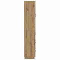 vidaXL Sada skríň 2 ks 66 x 34,5 x 87 cm Kompozitné drevo Dub artisan