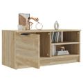 vidaXL TV stolík dub sonoma 80x35x36,5 cm spracované drevo