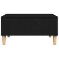 vidaXL Konferenčný stolík Čierny dub 60 x 60 x 30 cm Kompozitné drevo