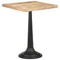 vidaXL Bistro stolík 60x60x76 cm surové mangovníkové drevo