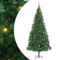 vidaXL Umelý vianočný stromček Zelená 300 cm PVC, kov a plast