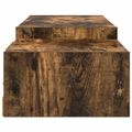 vidaXL Nástenný TV kabinet Nástenná montáž Dymový dub 180 x 28 x 21 cm