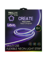 TR-33N Flexibilný NEÓNOVÝ LED pásik - fialový 1,8m na USB Trixline