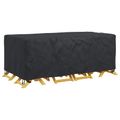 vidaXL Obal na nábytok Jednofarebný Čierna 200 x 110 x 70 cm 420D