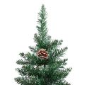 vidaXL Úzky vianočný stromček Zelená 150 cm