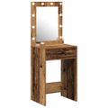 vidaXL Toaletný stolík Staré drevo 50 x 41 x 135 cm Kompozitné drevo