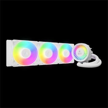 AKCIA!!! - ARCTIC Liquid Freezer III Pro 360 A-RGB (White) - Multikompatibilný vodný chladič CPU typu ARCTIC vodný chladič Liquid Freezer III Pro 360 ARGB biely
