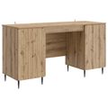 vidaXL Stôl Dub artisan Kompozitné drevo 142,5 x 50 x 75 cm