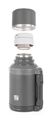Termoska G21 nerezová 1200 ml, čierno-sivá