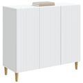 vidaXL Servírovacia skriňa Biela 89 x 34,5 x 80 cm Kompozitné drevo
