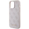 Obal Guess pre iPhone 15 Pro Max 6,7" GUHCP15XG4GFPI ružová HC PU 4G Metal Logo