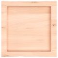 vidaXL Stolová doska 40x40x(2-6) cm neošetrený masív živé hrany