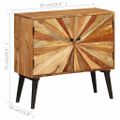 vidaXL Komoda z masívneho mangovníkového dreva 85x30x75 cm