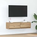 vidaXL TV skrinka 100 x 31 x 25,5 cm dub artisan Kompozitné drevo