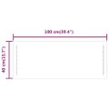 vidaXL LED kúpeľňové zrkadlo 40x100 cm
