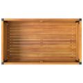 vidaXL Záhradný kvetináč s policou 80x45x80 cm masívna akácia a oceľ