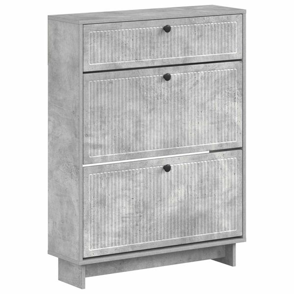 vidaXL Skriňa na topánky EDE 78 x 24 x 103 cm Kompozitné drevo