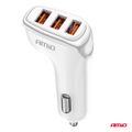 Nabíjačka do auta 3x USB-A 3.1A 12/24V AMiO-03885