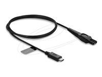 Delock - USB kabel - USB-C (M) do 2 piny (M) - 15 V - 0.36 A - 1 m - cerná