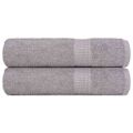 vidaXL Utierky na ruky FROGN 2 ks sivé 50x100 cm 360 g/m²