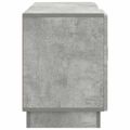 vidaXL TV skrinka Betónovo sivá 102 x 34,5 x 47 cm Kompozitné drevo