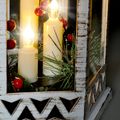 Solight 1V266 vianočná dekorácia lucerna s LED sviečkou