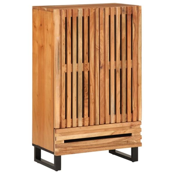 vidaXL Vysoká skrinka 60x34x100 cm, akáciový masív