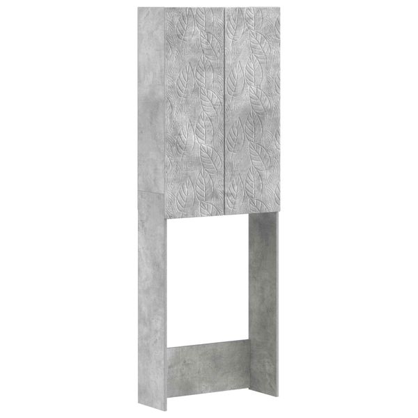 vidaXL Toaletná skriňa DELFT Betónovo sivá 66 x 25,5 x 190 cm
