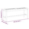 vidaXL Záhradná lavička 110 cm akáciový masív