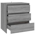 vidaXL Komoda sivá sonoma 70x41x75 cm spracované drevo