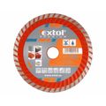 Diamantový rezný turbo kotúč, 180 x 22,2 mm, suché aj mokré rezanie EXTOL-PREMIUM
