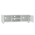 vidaXL TV skrinka biela 140x40,5x35 cm spracované drevo