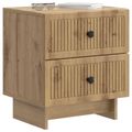 vidaXL Nočný stolík 2 ks Dub artisan 43 x 34,5 x 47,5 cm