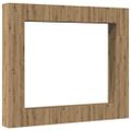 VidaXL 8 dielna súprava nástennej TV skrinky Artisan Oak