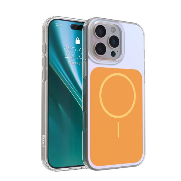 Etteri Hidden Pearl obal na iPhone 16 Pro 6,3" oranžový