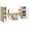 vidaXL Sada kúpeľňového nábytku 5 ks Dub sonoma 33 x 34,5 x 100 cm