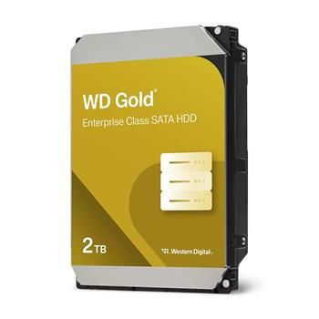 WD Gold Enterprise/2TB/HDD/3.5"/SATA/7200 RPM/5R WD GOLD 2TB / WD2000FRYZ / SATA 6Gb/s / Interní / 3,5" / 7200rpm / 128MB