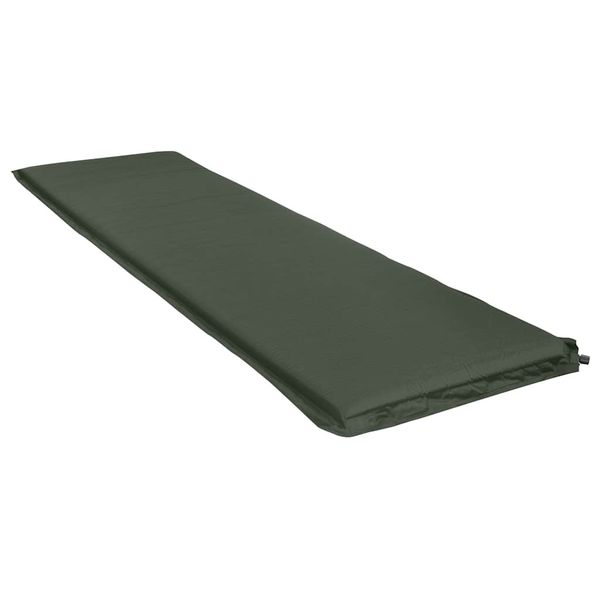 vidaXL Nafukovací matrac 66x200 cm tmavozelený